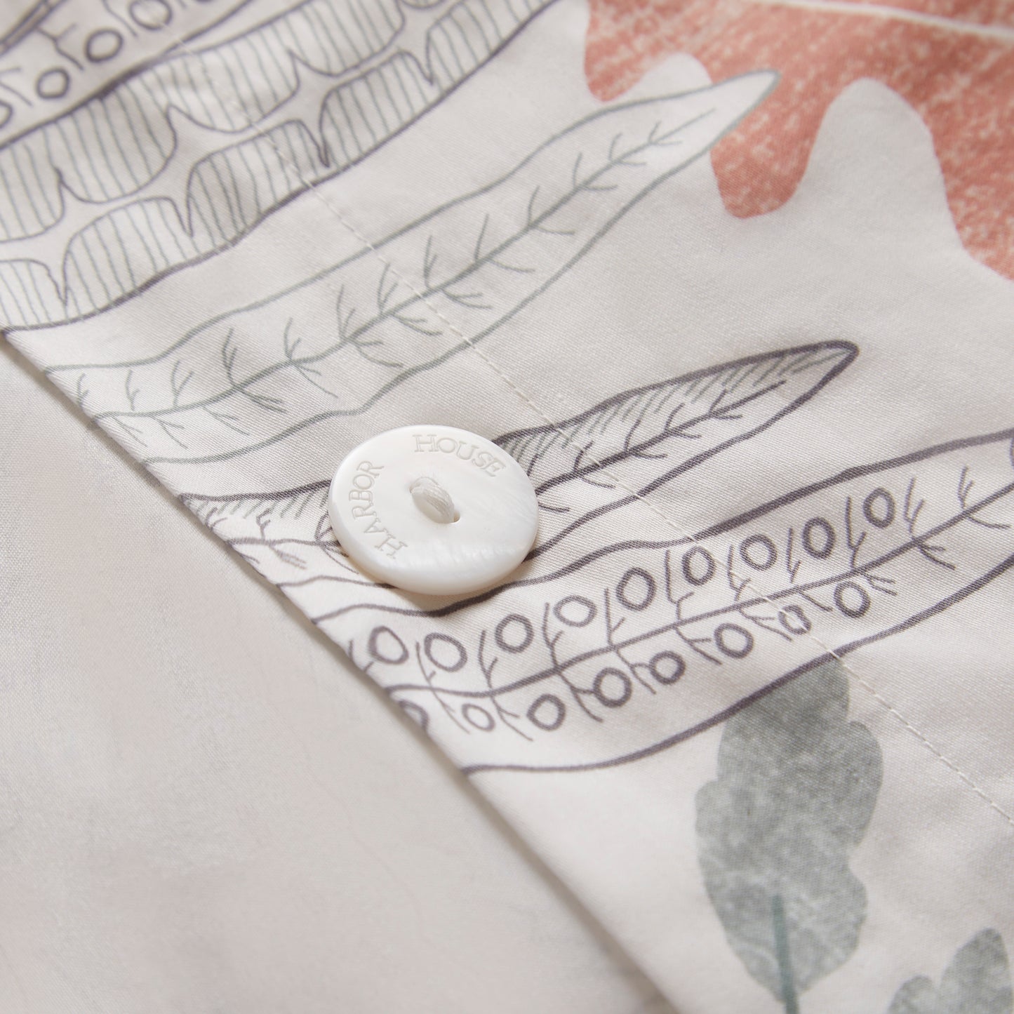 Botanical 100% Cotton Sateen Duvet Cover Set