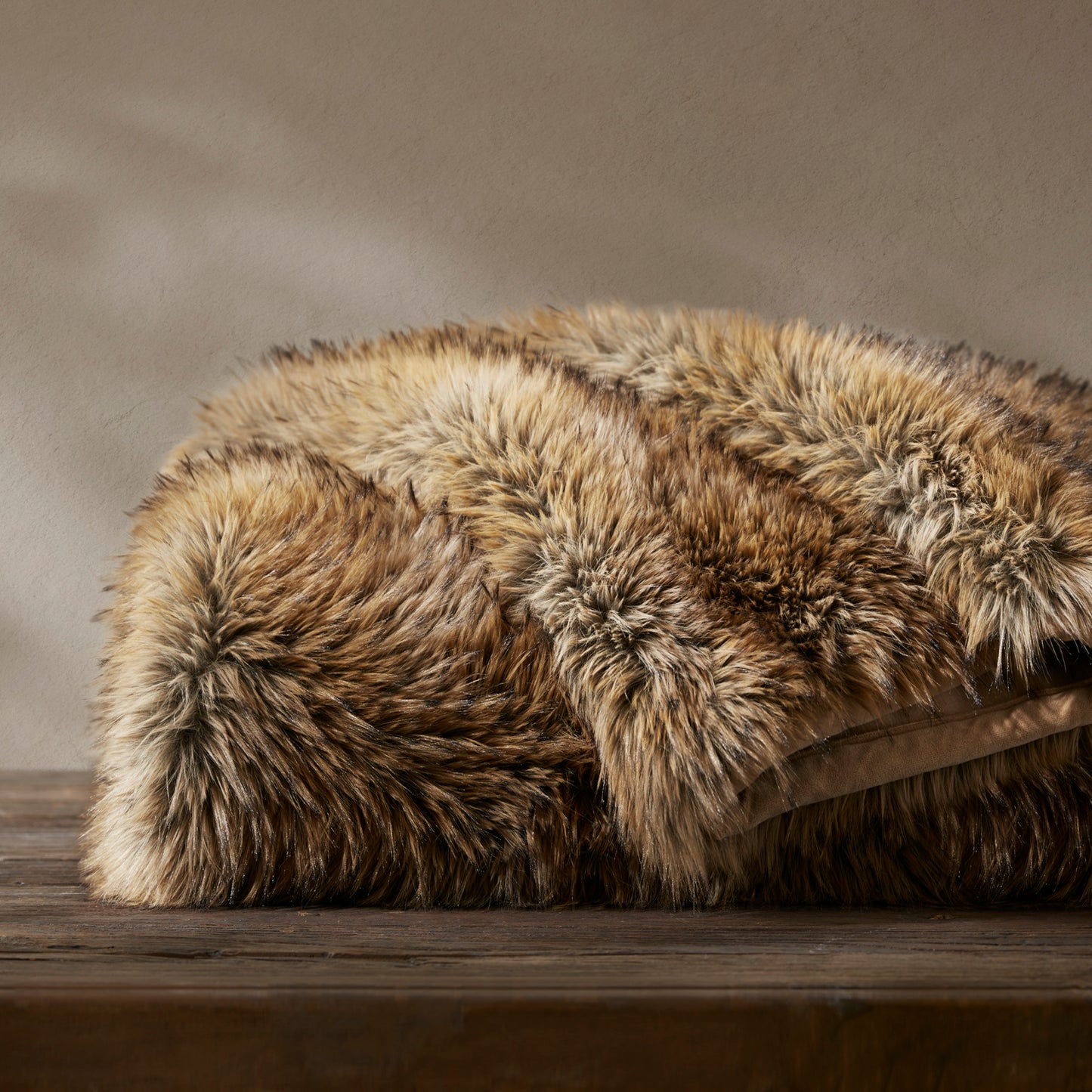Botswana Animal Print Faux Fur Throw Blanket