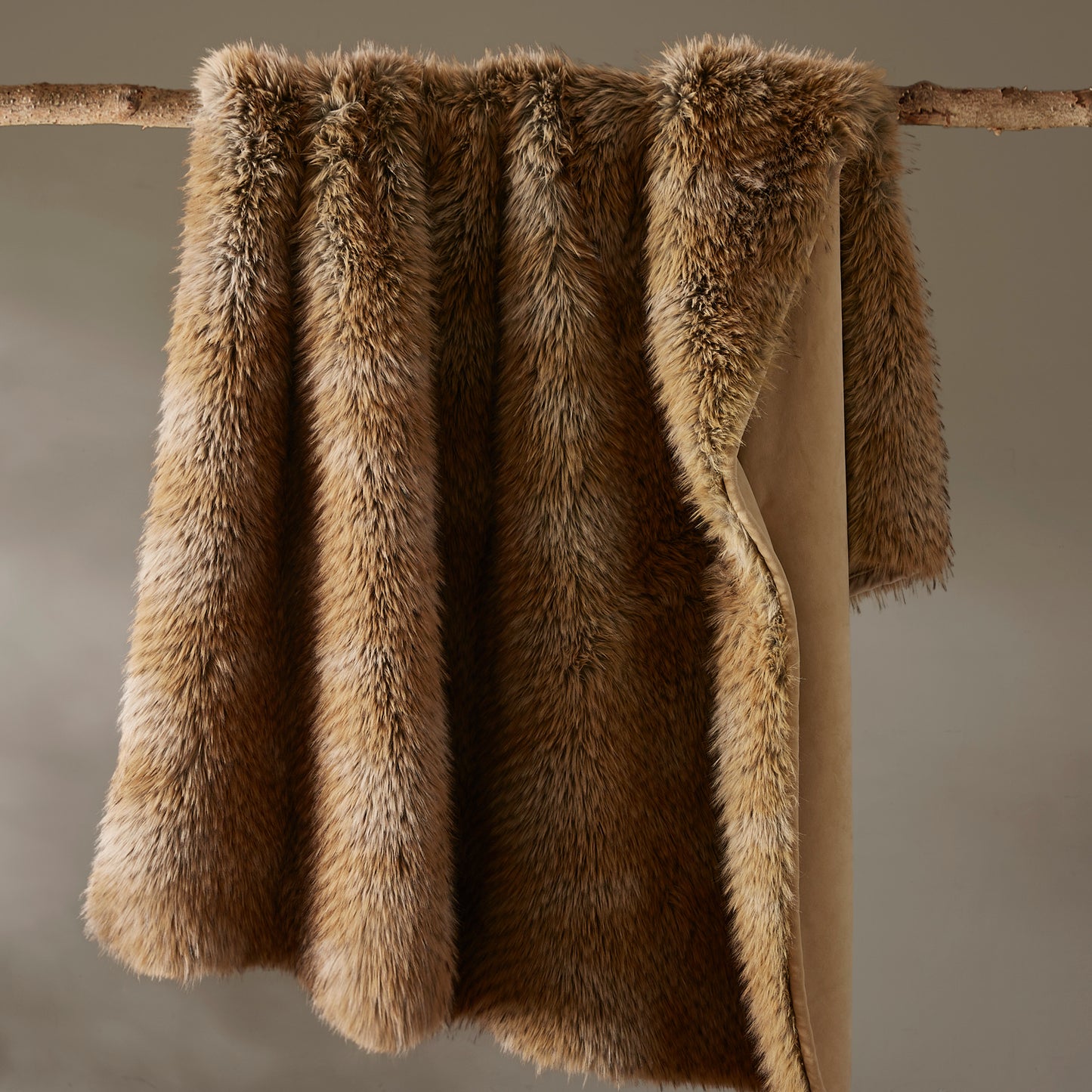 Botswana Animal Print Faux Fur Throw Blanket