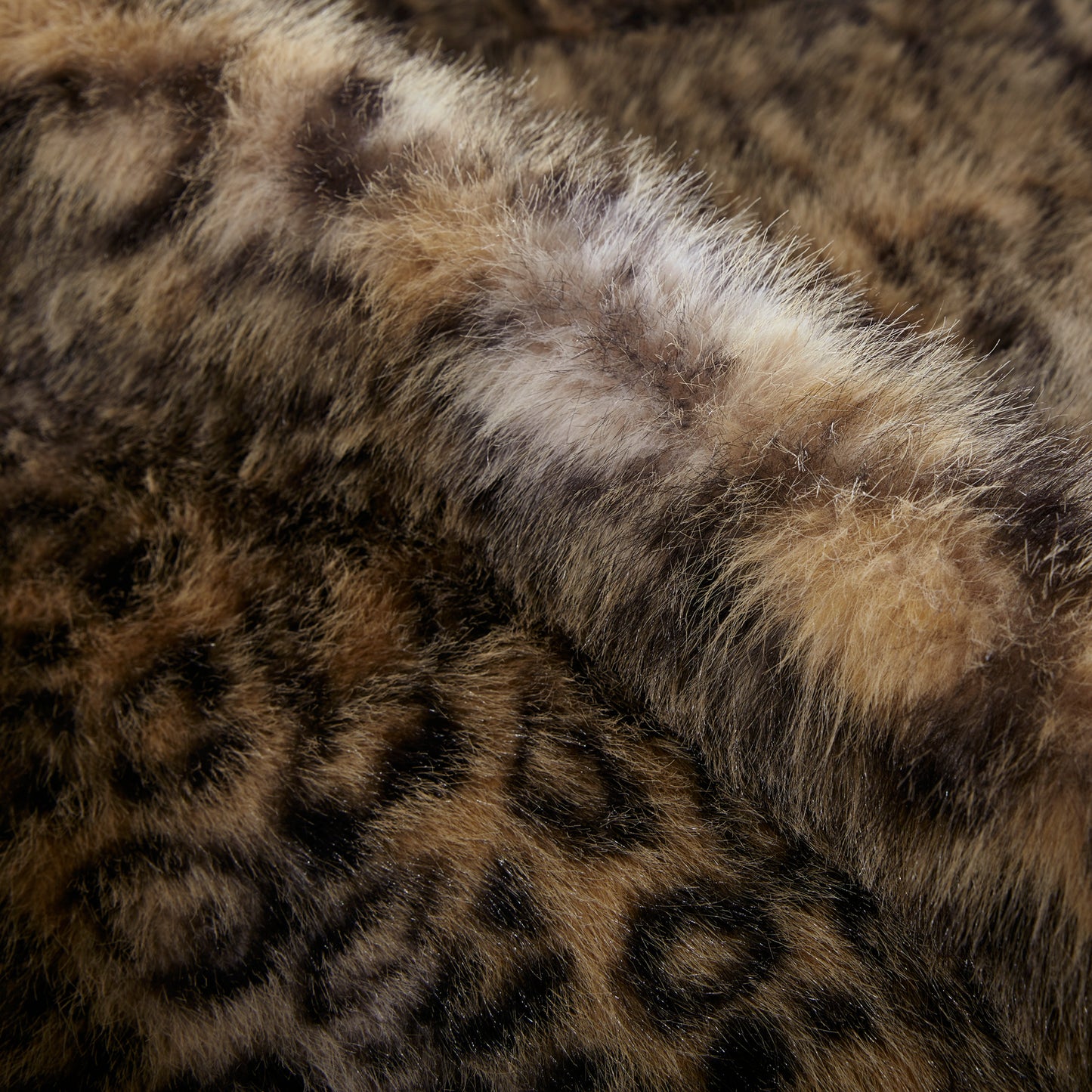 Botswana Animal Print Faux Fur Throw Blanket