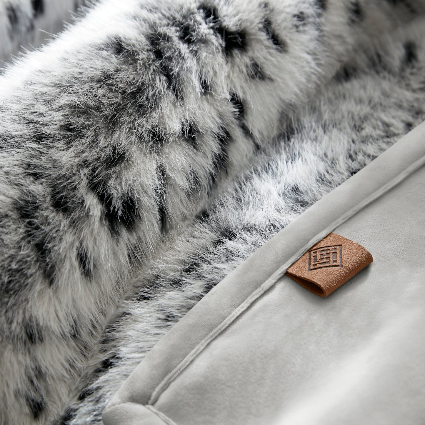 Botswana Animal Print Faux Fur Throw Blanket