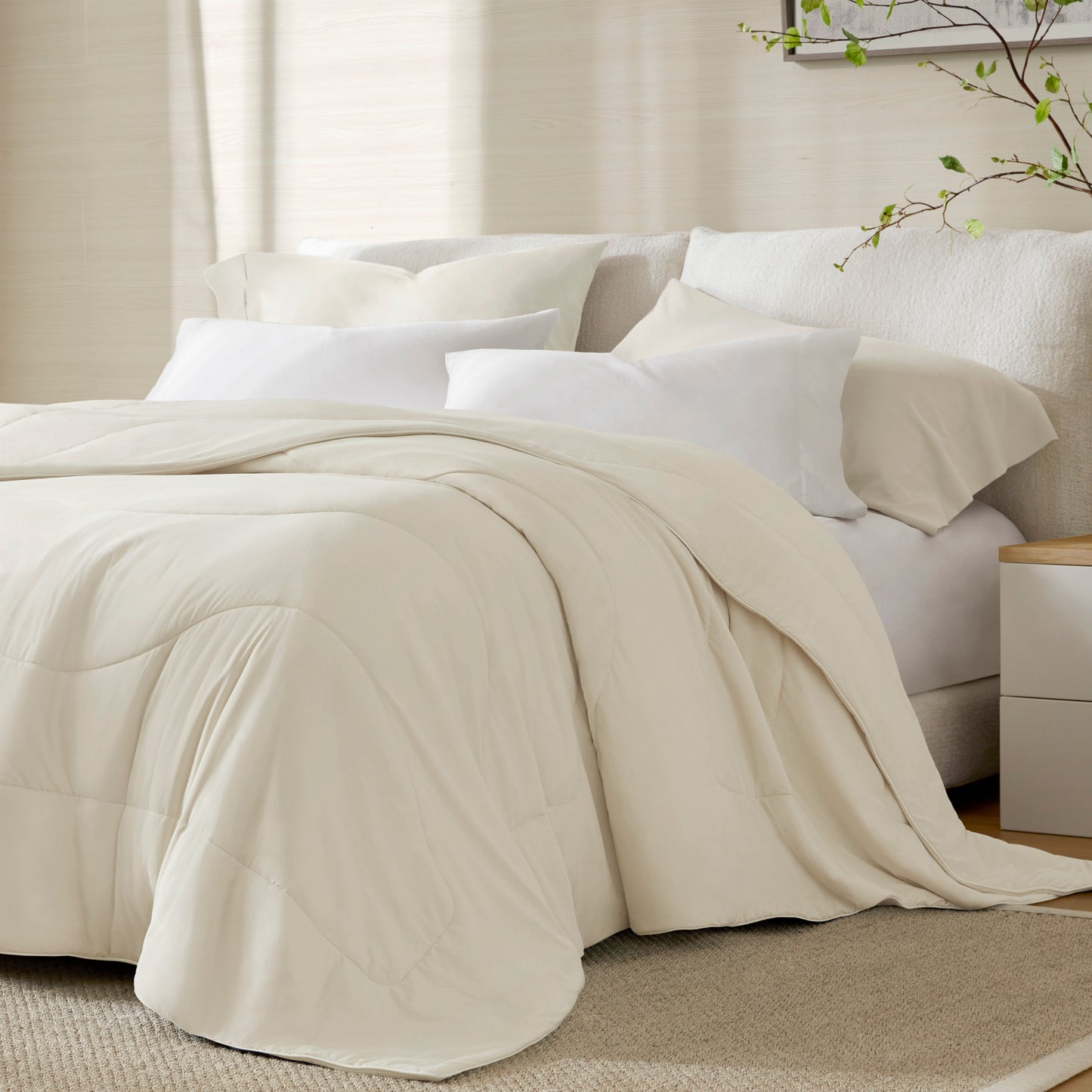 Cooling Reversible Tencel Comforter Blanket