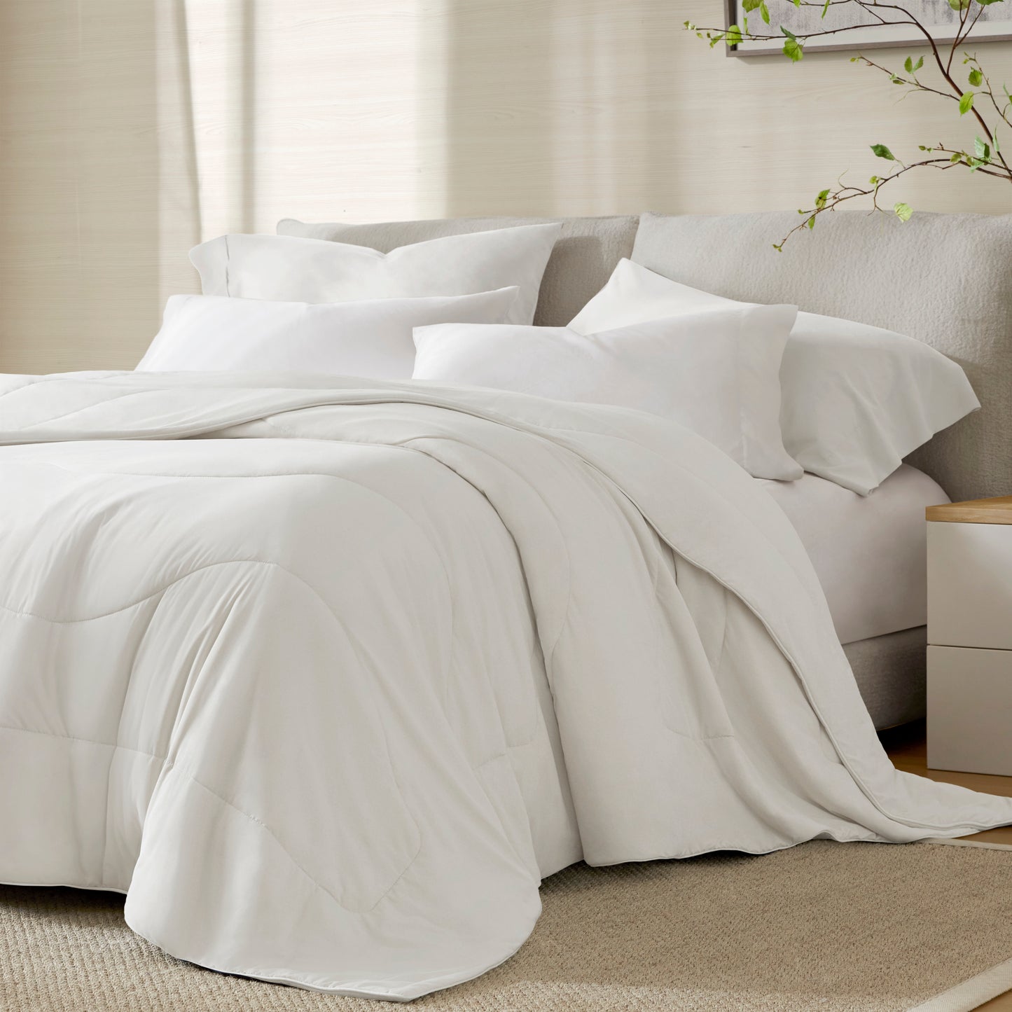 Cooling Reversible Tencel Comforter Blanket