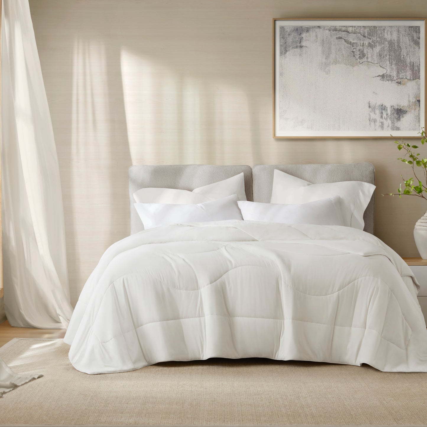 Cooling Reversible Tencel Comforter Blanket