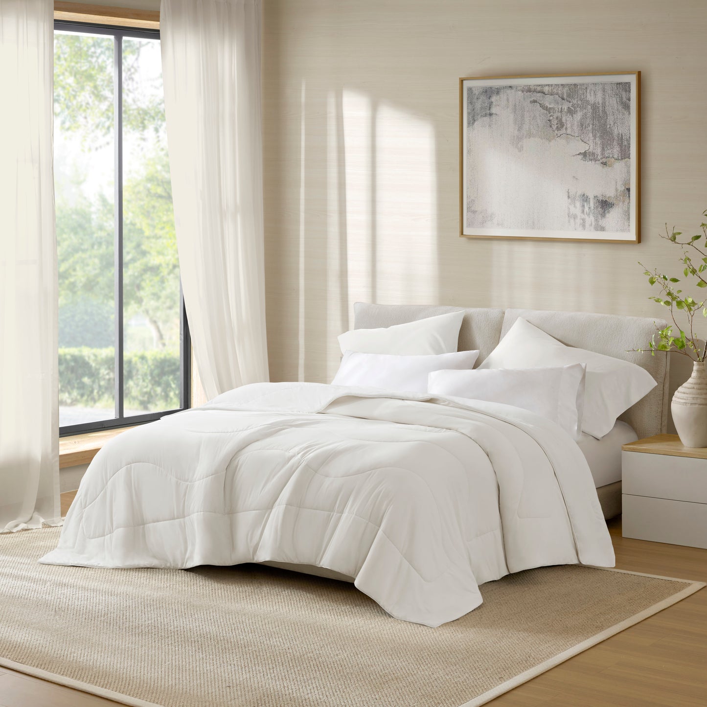 Cooling Reversible Tencel Comforter Blanket