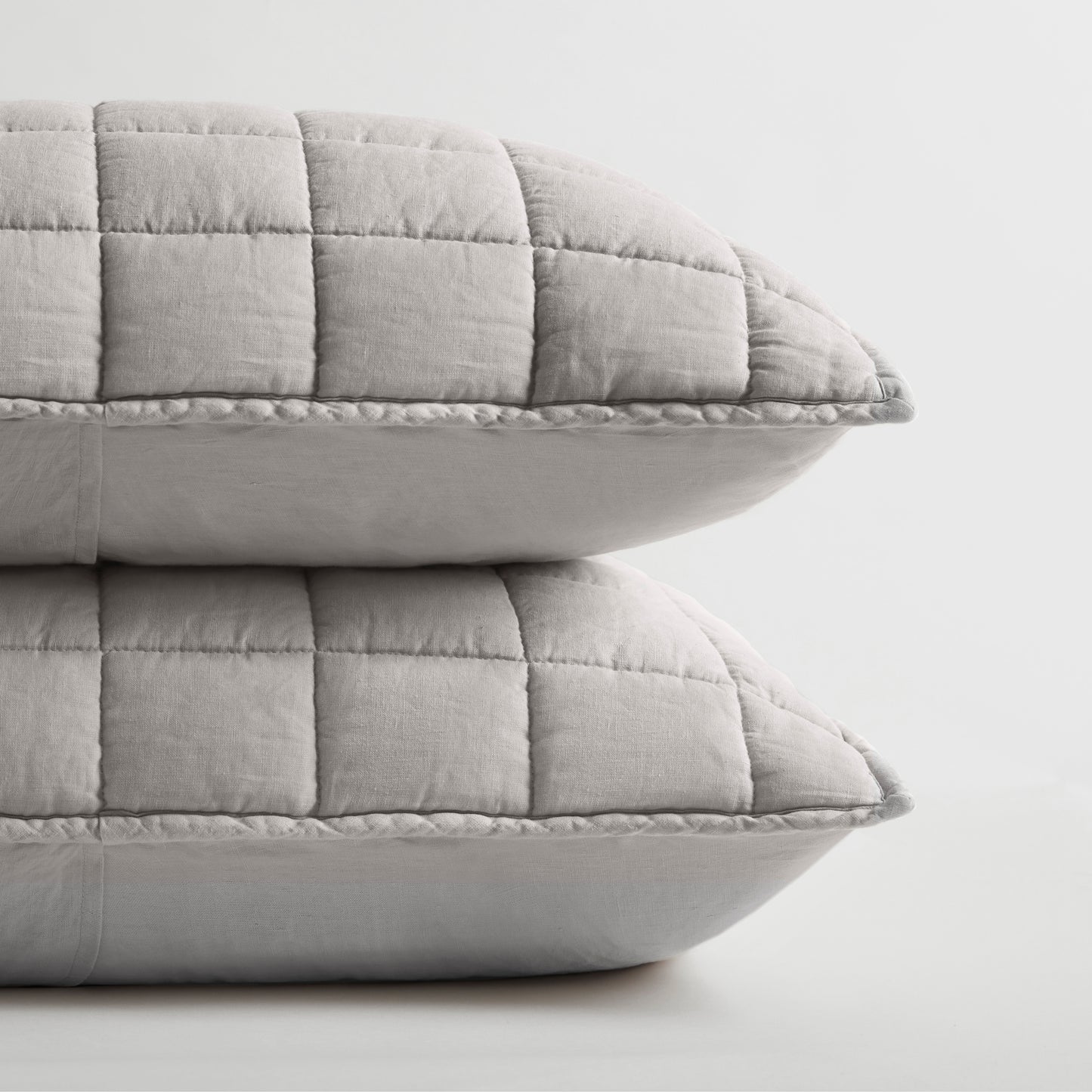French Flax Linen Garment Washed Quilt Set