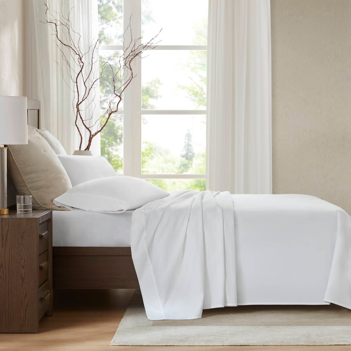 100% Egyptian Cotton Sateen Sheet Set