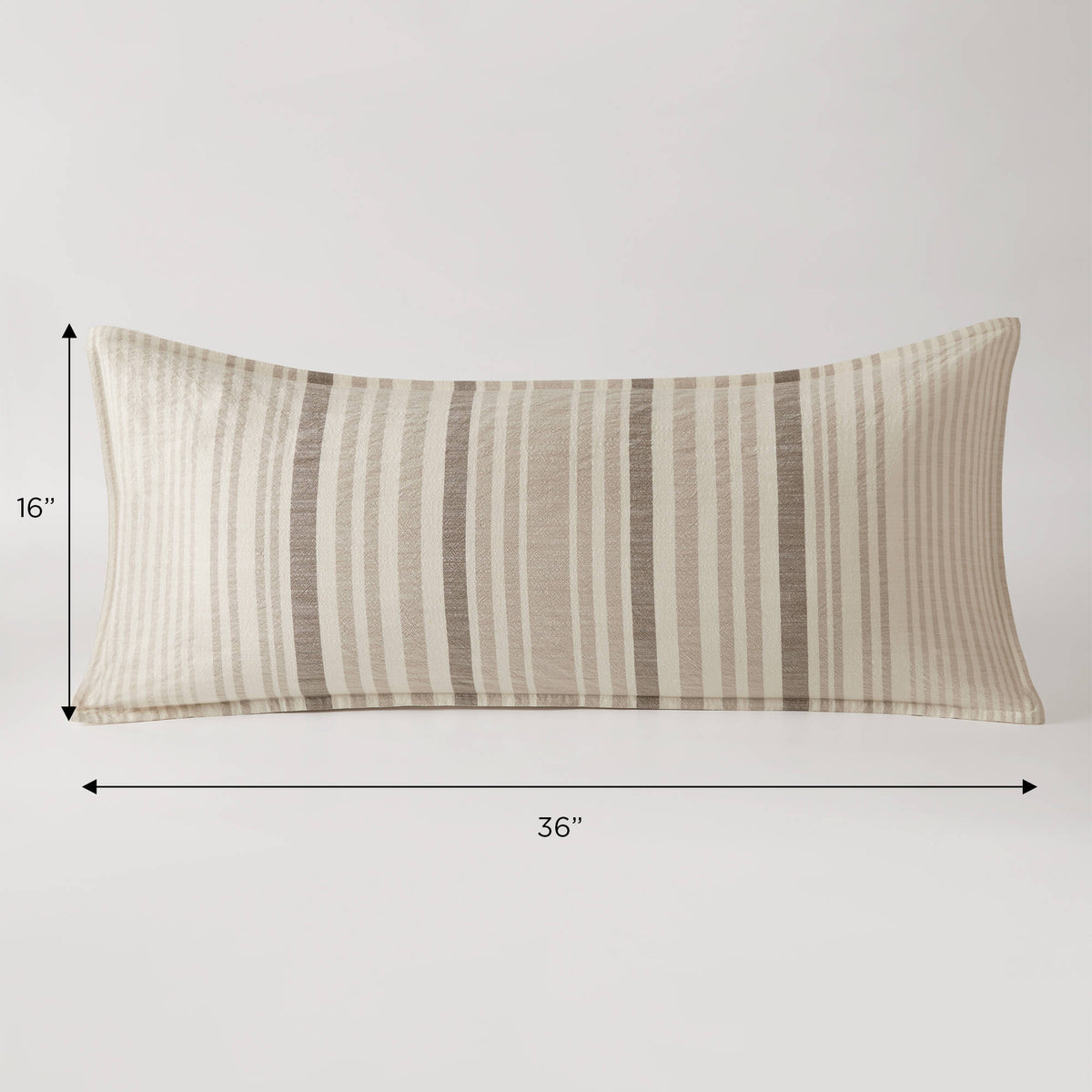 Ellery Jacquard Stripe Body Pillow Cover