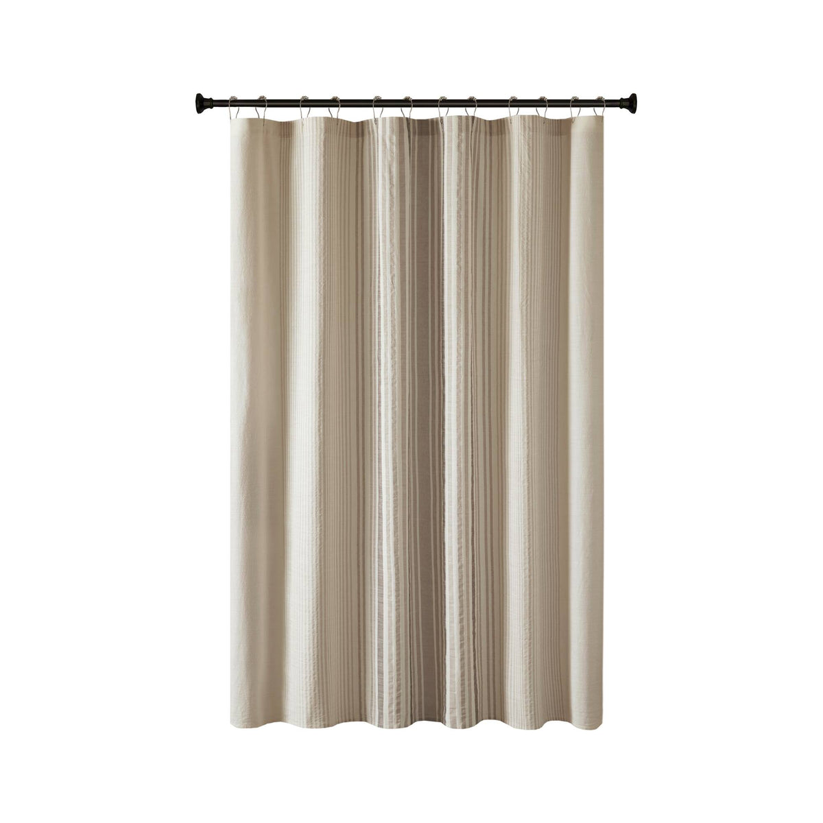 Ellery Jacquard Stripe Shower Curtain