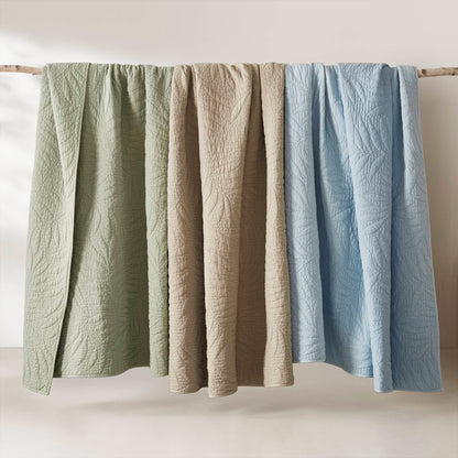 Botanical Leaves  Quilt Set