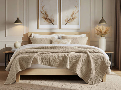 Botanical Leaves  Quilt Set
