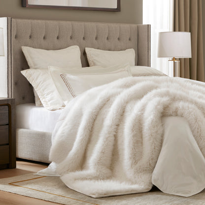 Botswana Animal Print Faux Fur Throw Blanket