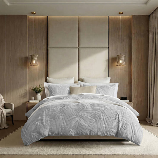 Coastal Leaves Duvet Set