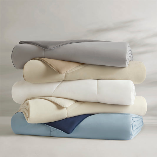 Cooling Reversible Tencel Comforter Blanket