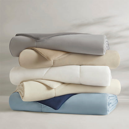 Cooling Reversible Tencel Comforter Blanket