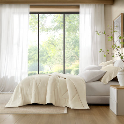 Cooling Reversible Tencel Comforter Blanket
