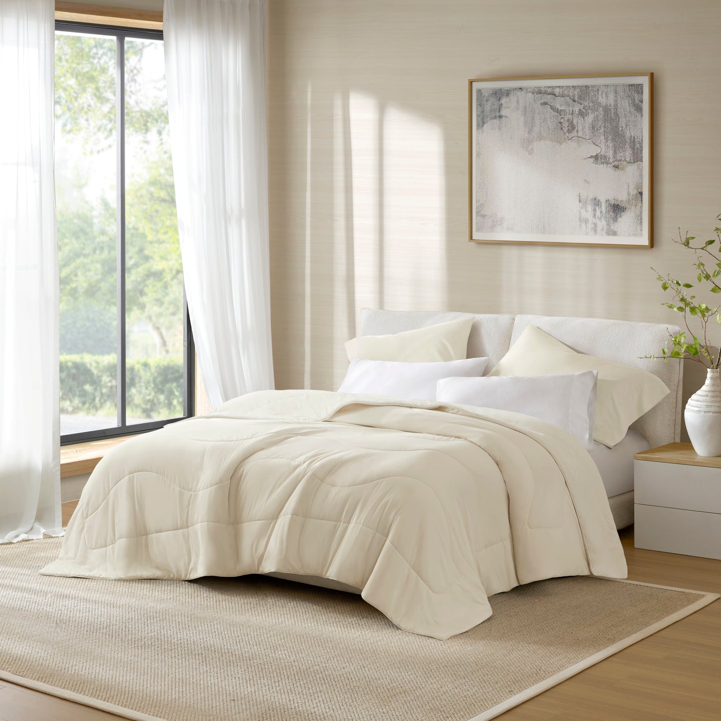 Cooling Reversible Tencel Comforter Blanket
