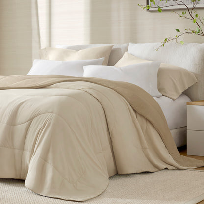 Cooling Reversible Tencel Comforter Blanket