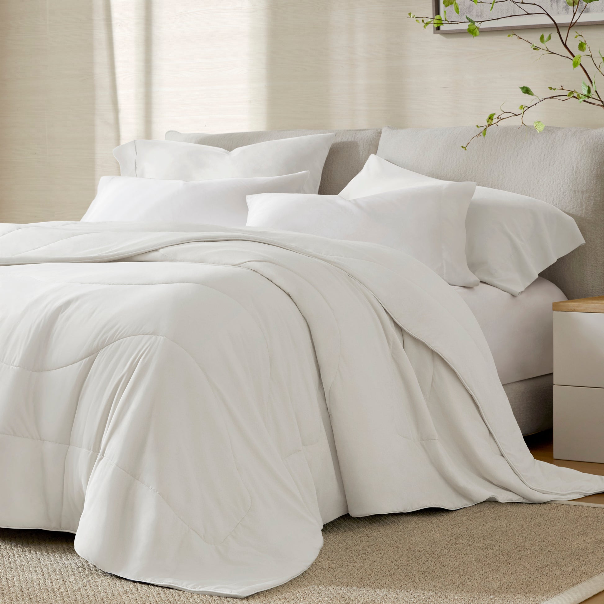 Cooling Reversible Tencel Comforter Blanket