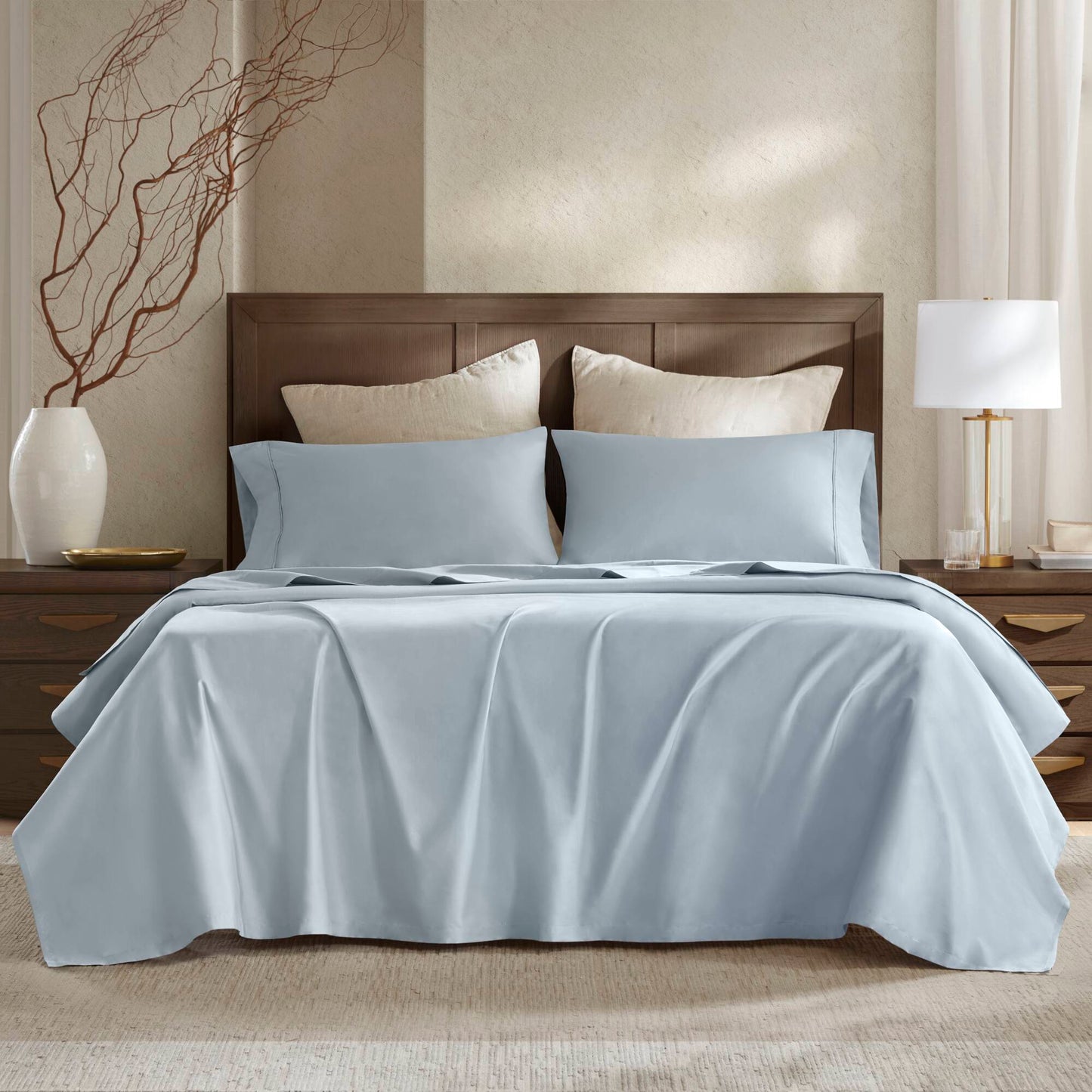 🎁 100% Egyptian Cotton Sateen Sheet Set (100% off)