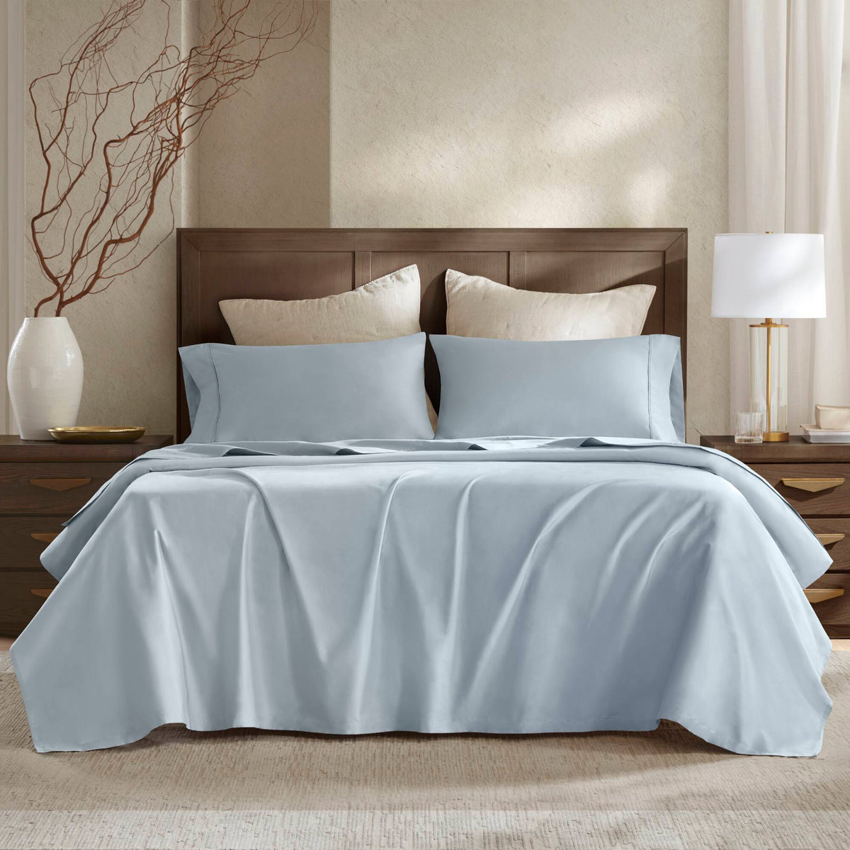 🎁 100% Egyptian Cotton Sateen Sheet Set (100% off)