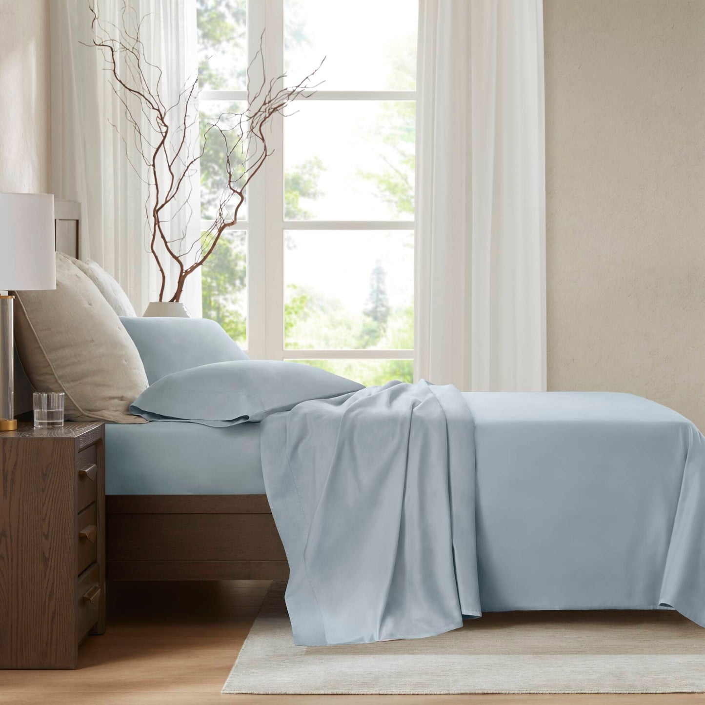 100% Egyptian Cotton Sateen Sheet Set