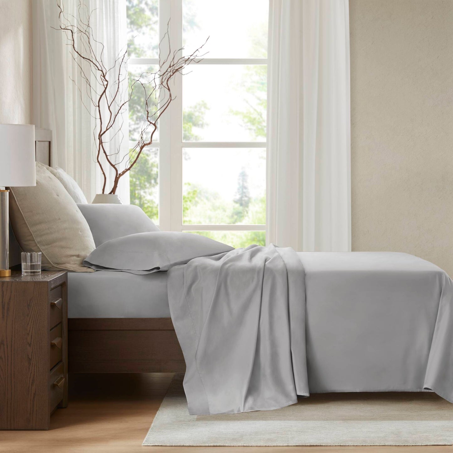 100% Egyptian Cotton Sateen Sheet Set