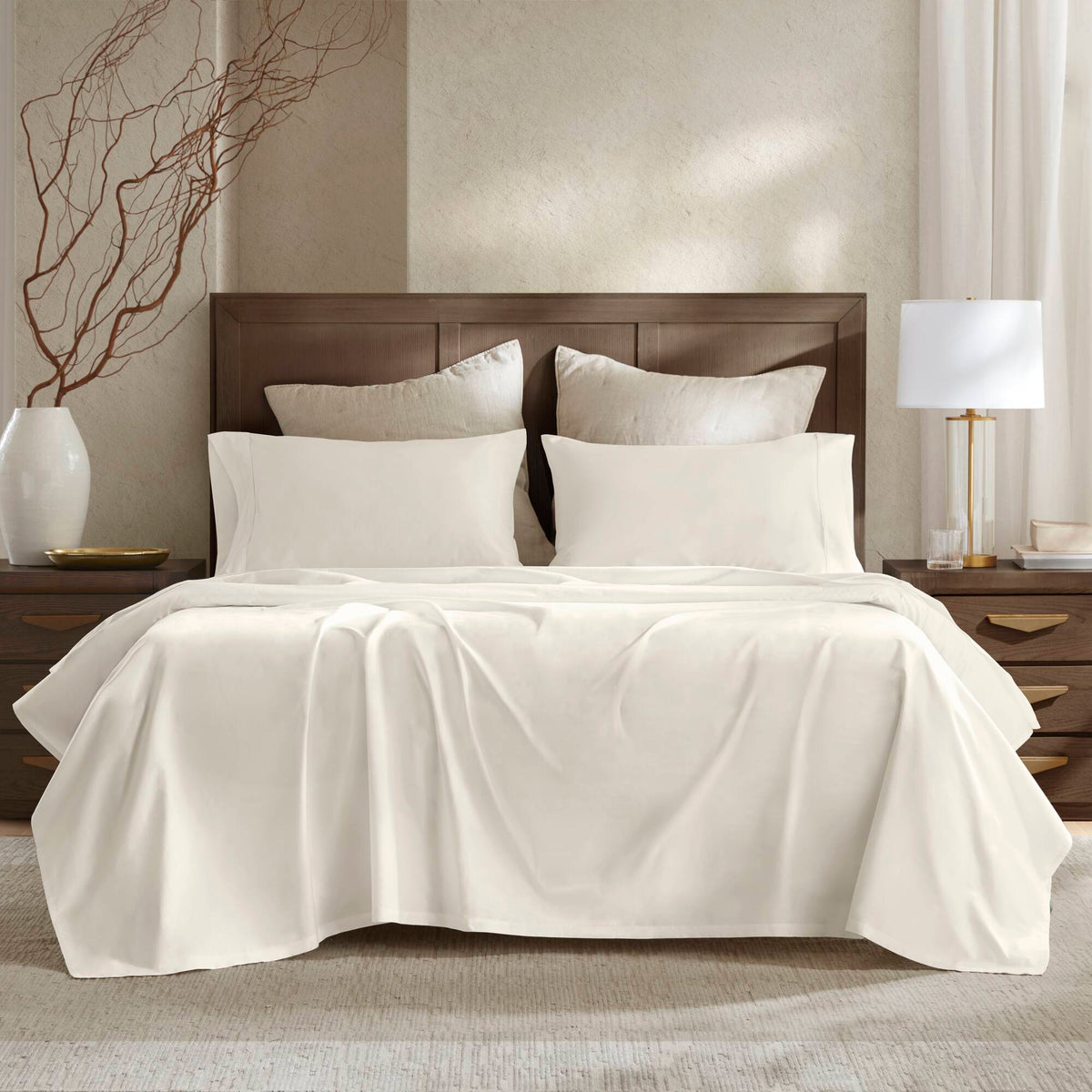 🎁 100% Egyptian Cotton Sateen Sheet Set (100% off)