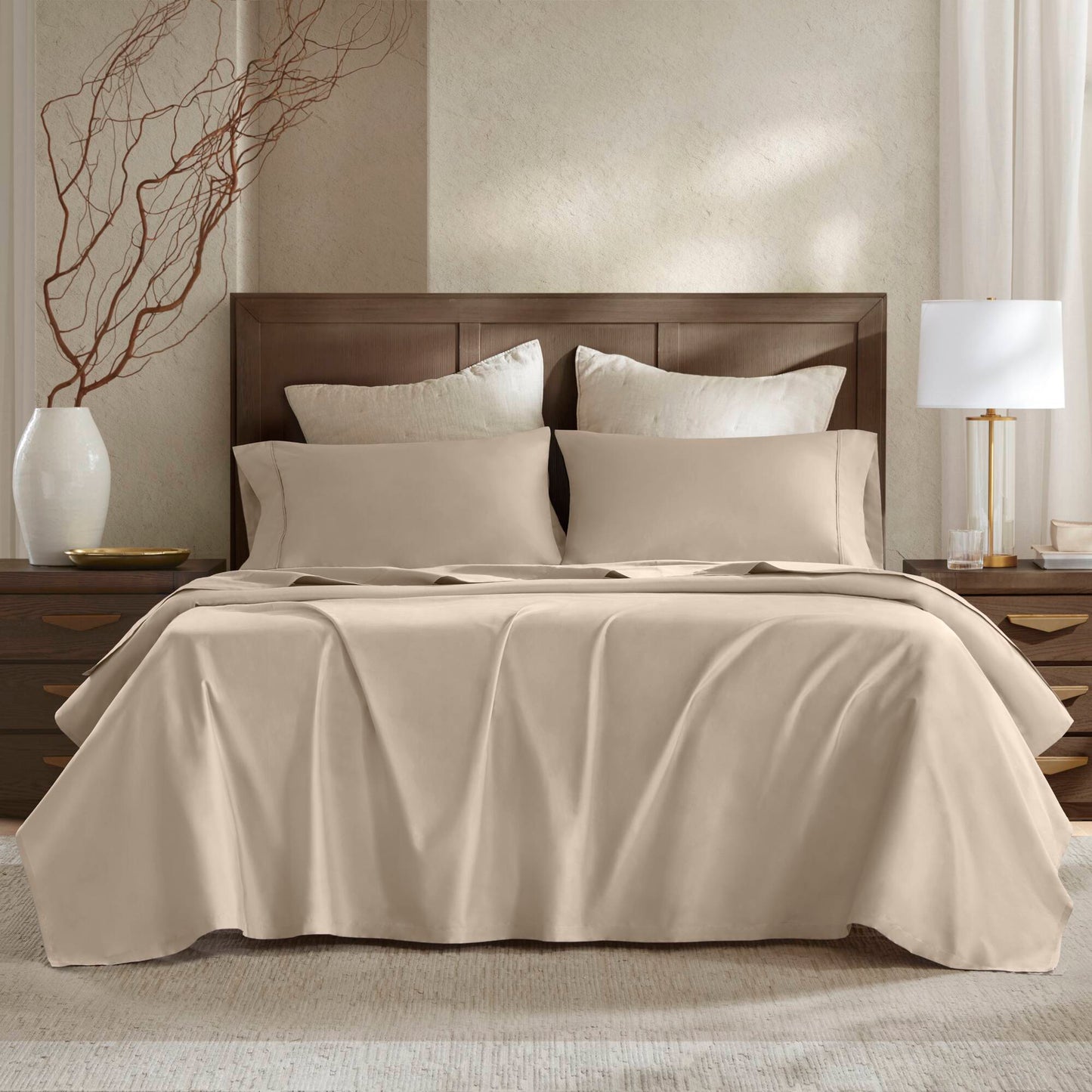 🎁 100% Egyptian Cotton Sateen Sheet Set (100% off)