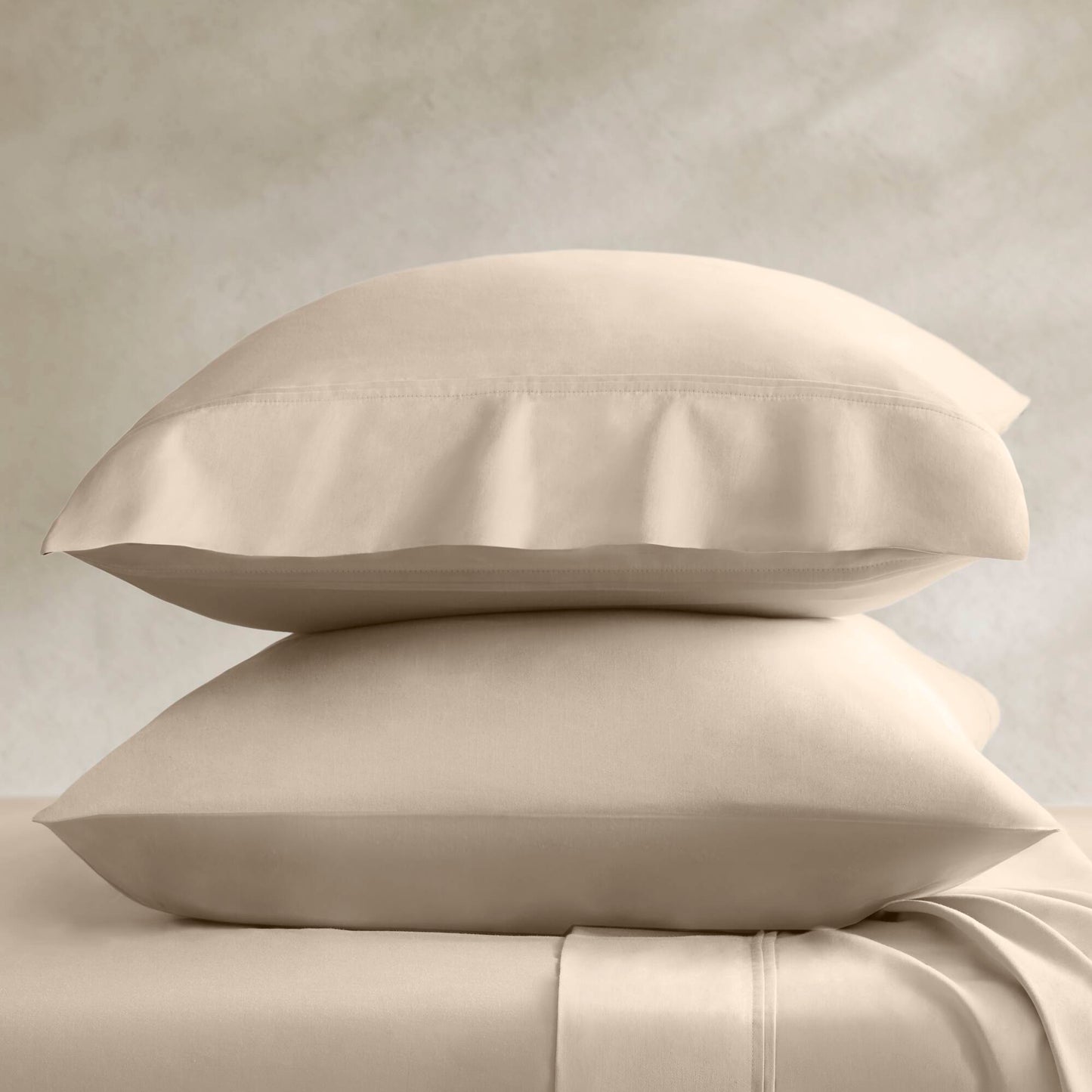 100% Egyptian Cotton Sateen Pillowcase Set