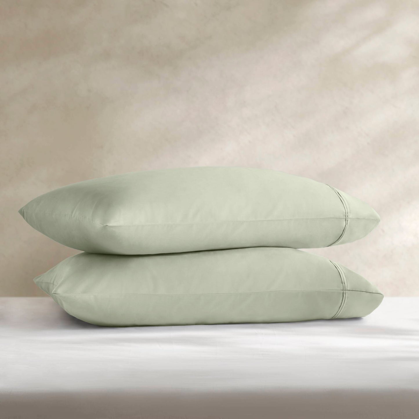 100% Egyptian Cotton Sateen Pillowcase Set