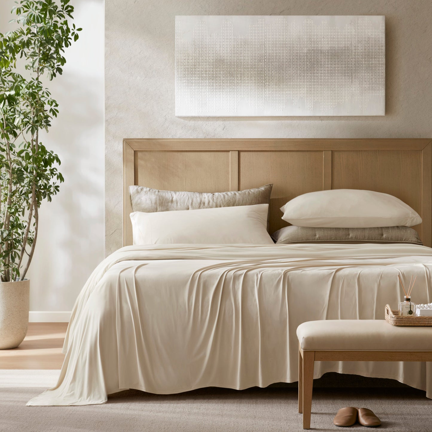 Cooling Stretch Jersey Sheet Set