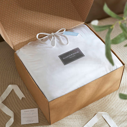 White Goose Down 100% Cotton Shell Comforter