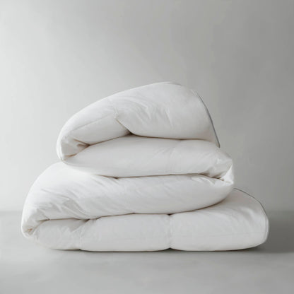 White Goose Down 100% Cotton Shell Comforter