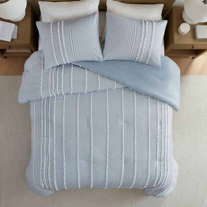 Anslee 3-Piece Cotton Yarn Dyed Comforter Set