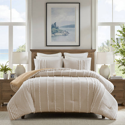 Anslee 3-Piece Cotton Yarn Dyed Comforter Set