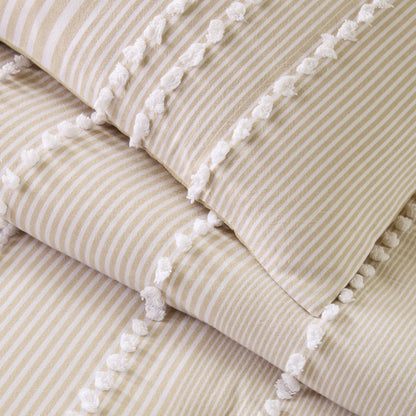 Anslee 3-Piece Cotton Yarn Dyed Comforter Set