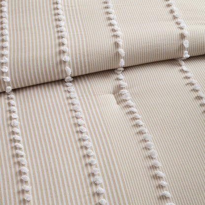 Anslee 3-Piece Cotton Yarn Dyed Comforter Set