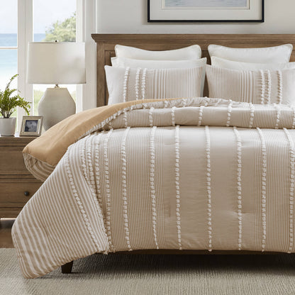 Anslee 3-Piece Cotton Yarn Dyed Comforter Set