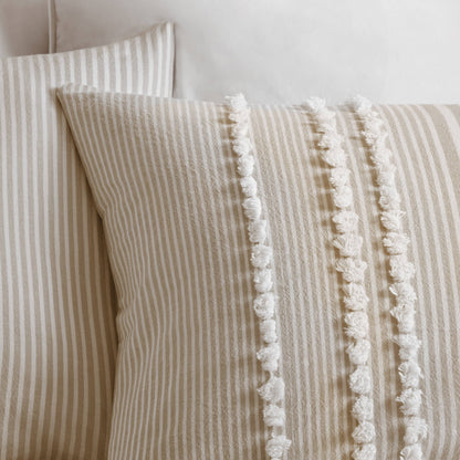 Anslee 3-Piece Cotton Yarn-Dyed Duvet Cover Set