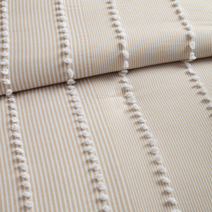 Anslee 3-Piece Cotton Yarn-Dyed Duvet Cover Set