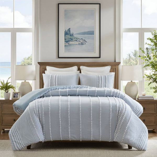 Anslee 3-Piece Cotton Yarn Dyed Comforter Set