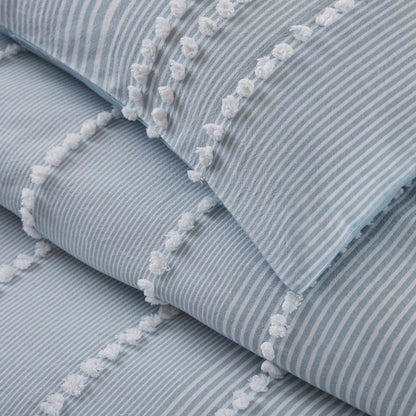 Anslee 3-Piece Cotton Yarn Dyed Comforter Set