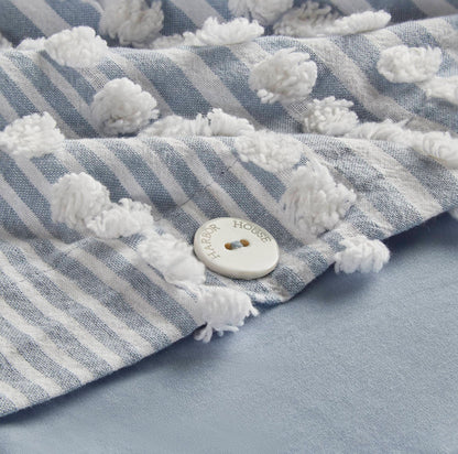 Anslee 3-Piece Cotton Yarn Dyed Comforter Set