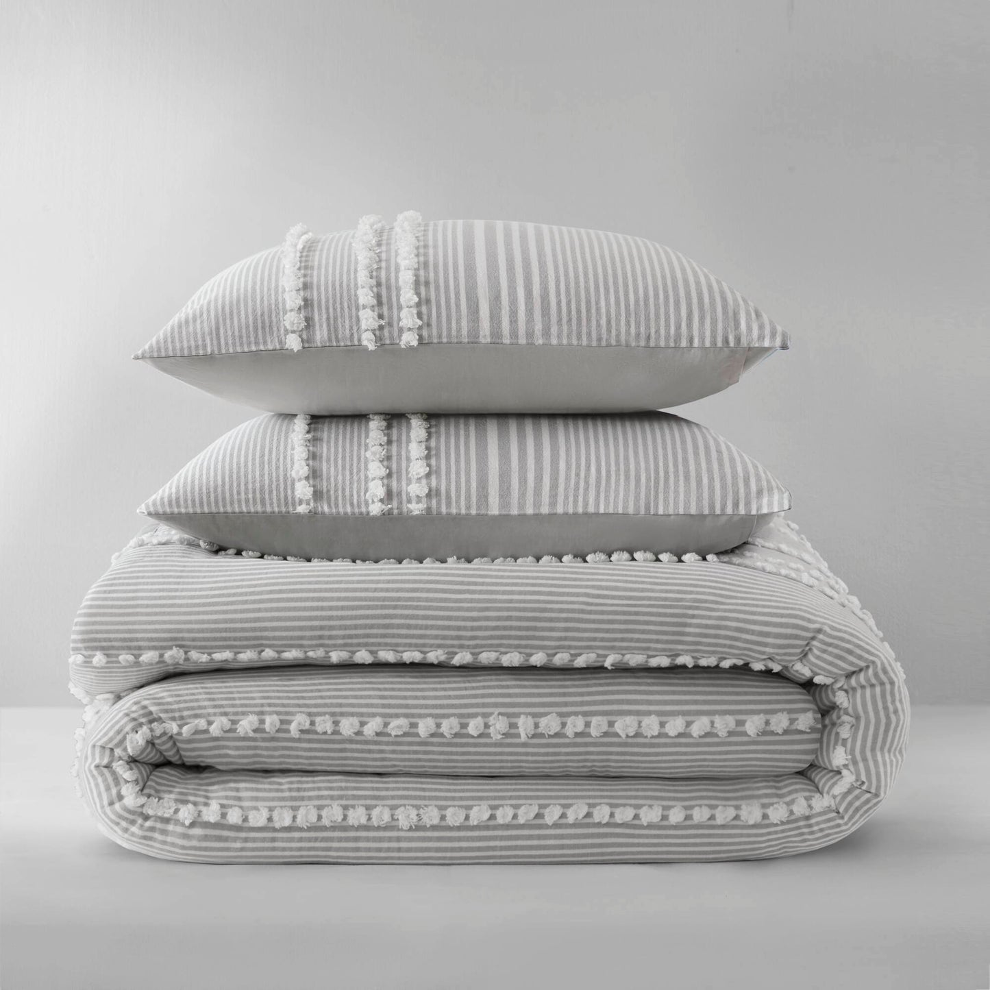 Anslee 3 Piece Cotton Yarn Dyed Comforter Set