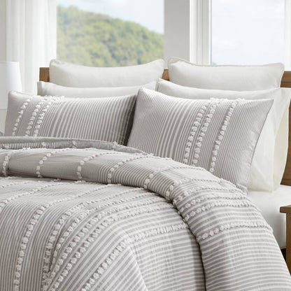Anslee 3-Piece Cotton Yarn Dyed Comforter Set