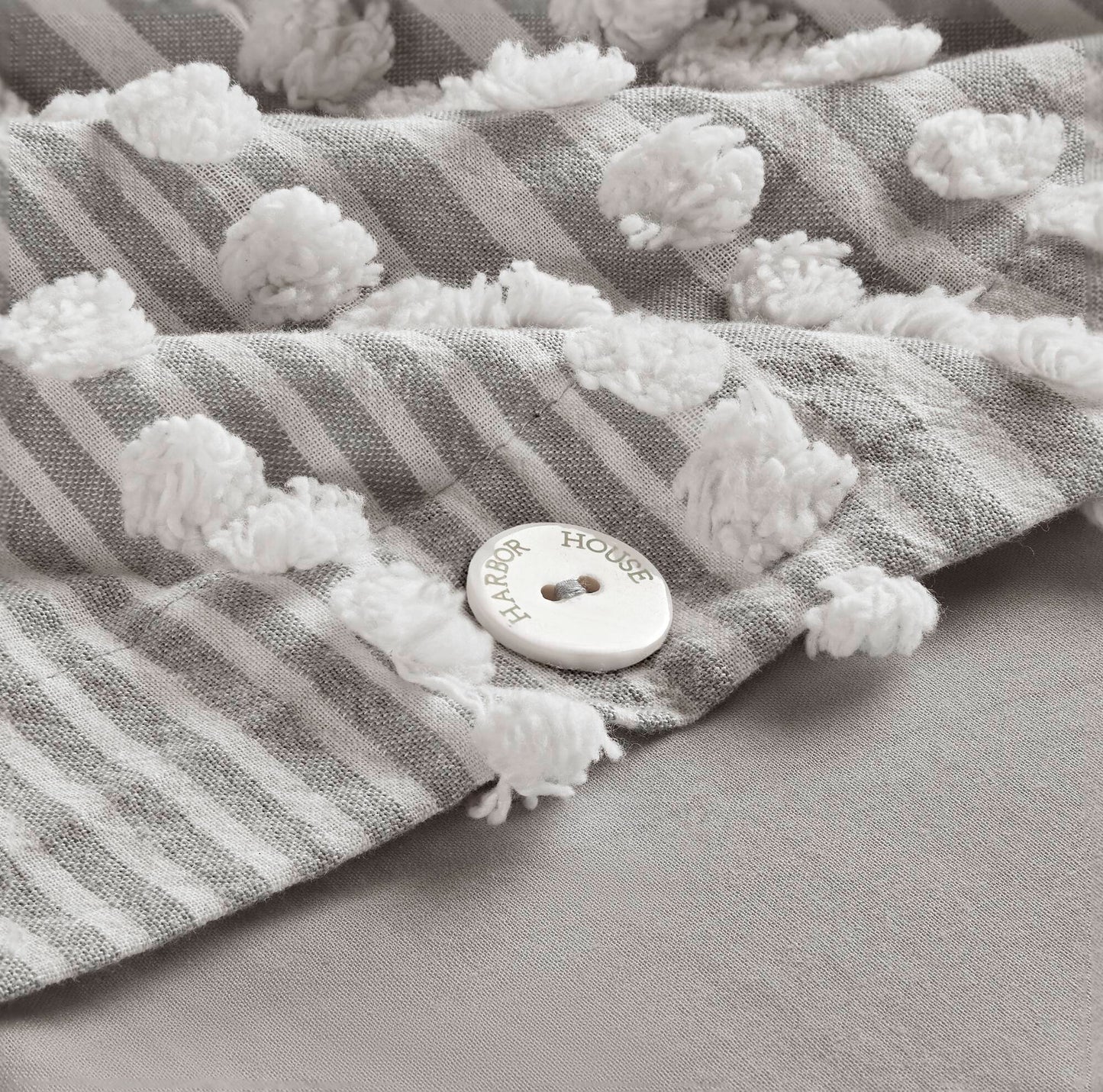 Anslee 3 Piece Cotton Yarn Dyed Duvet Cover Set