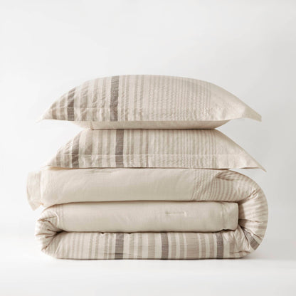 Ellery 3-Piece Jacquard Stripe Comforter Set