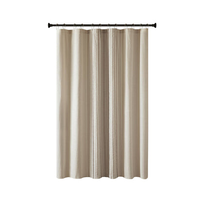 Ellery Jacquard Stripe Shower Curtain