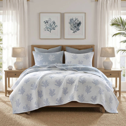 Mia Coral 3-Piece Quilt Mini Set